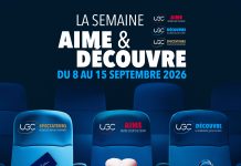 UGC lance la 4e édition de «La Semaine Aime & Découvre», du 8 au 15 septembre 2026